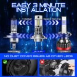 H7 LED lemputės NextLevel – lengvas montavimas per 3 minutes be papildomų modifikacijų