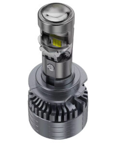 FocusBeam H7 LED lemputė su lęšiu reflektoriniams žibintams – šoninis vaizdas