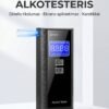 Skaitmeninis alkotesteris ClearDrive X7 PRO su ryškiu LCD ekranu ir tiksliais rodmenimis