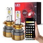 H8 H9 H11 LED lemputės automobilių žibintams – modernus halogeninių lempučių atnaujinimas ryškesnei ir baltesnei šviesai kelyje
