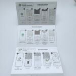 Instrukcija kaip prijungti GPS seklį prie telefono naudojant Apple Find My arba Android Find Hub.