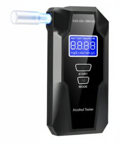 Profesionalus alkotesteris su molekuliniu elektrocheminiu jutikliu ir platinos elektrodais.