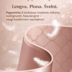 Lengva LED kaukė iš minkšto hipoalerginio silikono, užtikrinanti maksimalų komfortą ir saugumą.