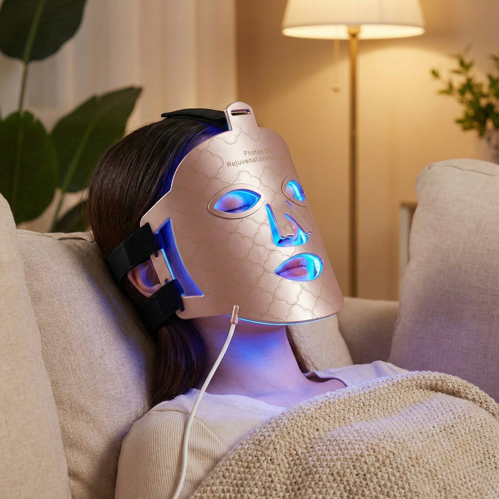 Mėlyna LED šviesa aknės gydymui – inovatyvi technologija namuose